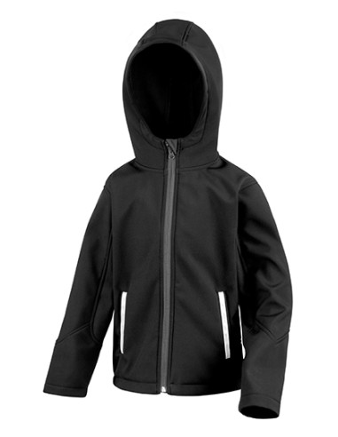 R-R224J-Junior TX Performance Hooded Soft Shell Jacket